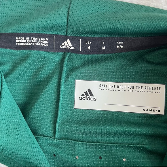 Adidas Green Miami Hurricanes Freelift Sport Raglan climalite Quarter-Zip Jacket - Picture 7 of 8